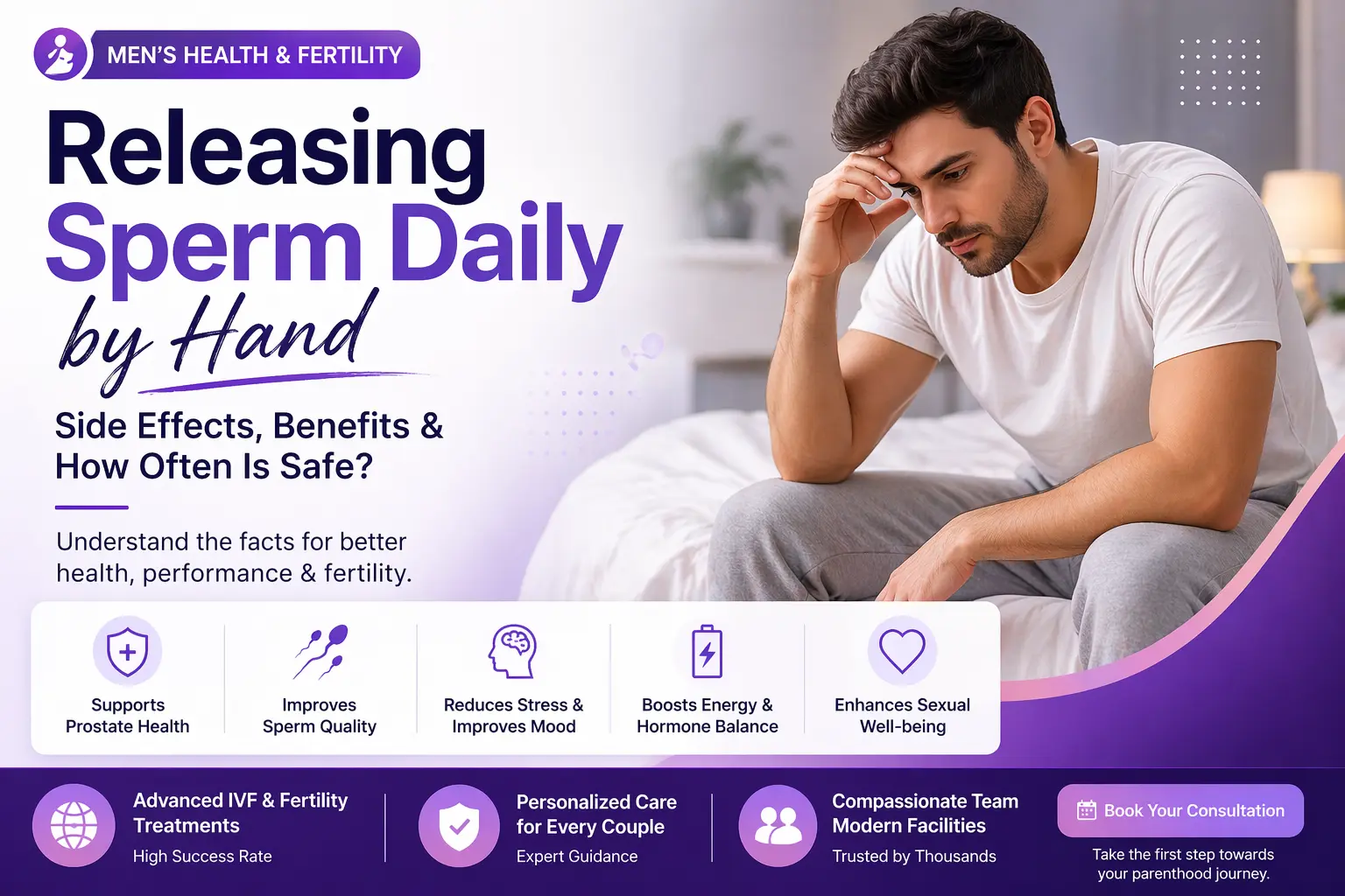 Releasing Sperm Daily by Hand – Side Effects & How Often Is Safe?